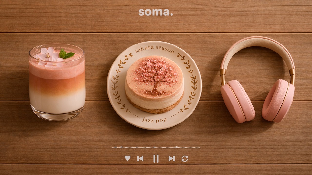 𝗽𝗹𝗮𝘆𝗹𝗶𝘀𝘁. / cherry blossom mood | café jazz pop for relax & chill