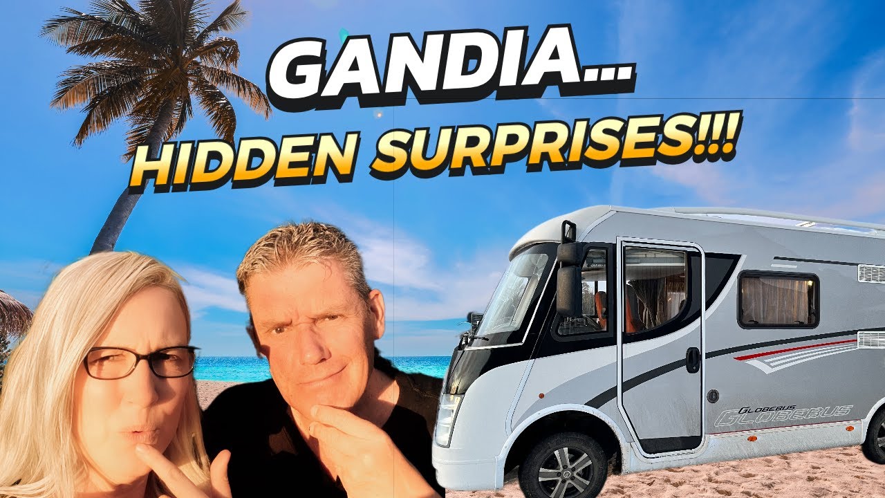 Surprise discoveries in Gandia OLD TOWN - motorhome trip to spain