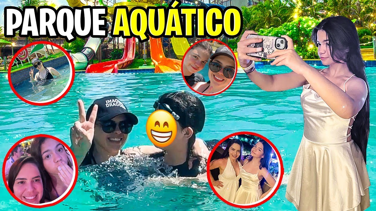 VIRADA de ANO em UM PARQUE AQUÁTICO GIGANTE - VLOG