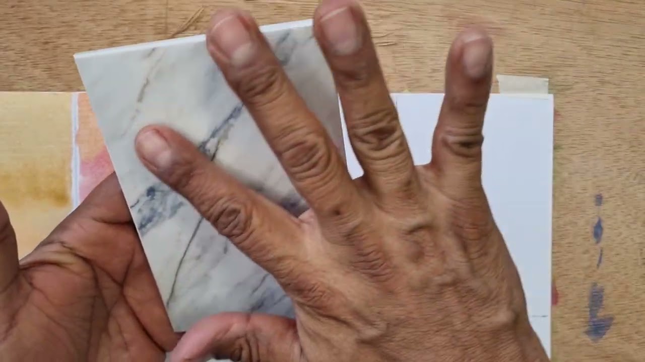 Tutorial Texturas de materiales en acuarela.