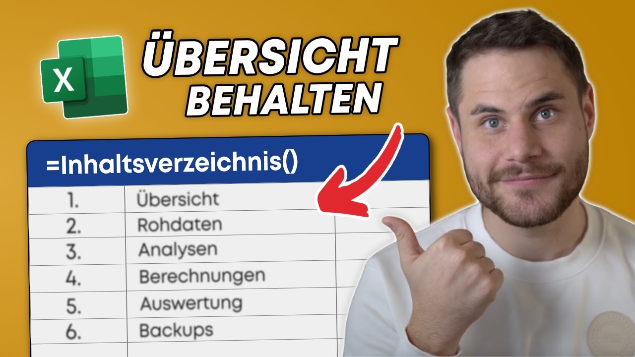 Inhaltsverzeichnis mit EINER Formel in Excel erstellen