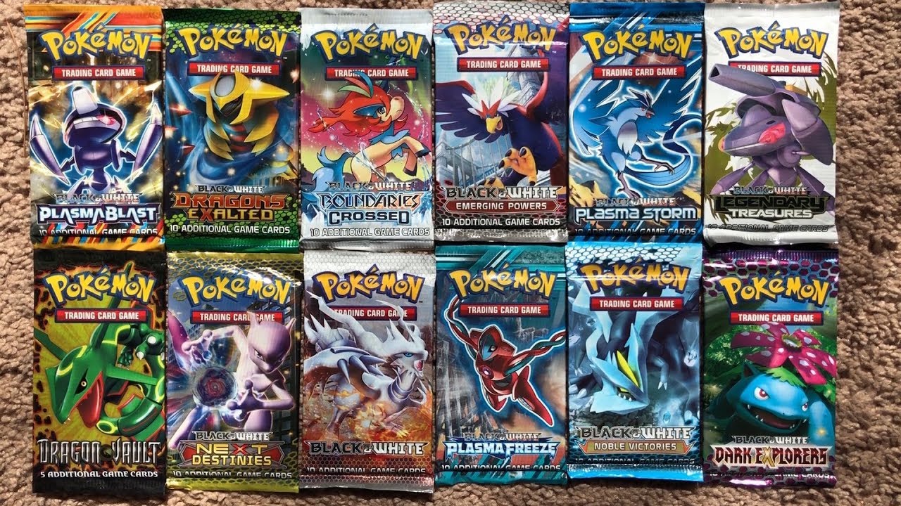 OPENING EVERY SINGLE POKEMON BLACK AND WHITE CARD SET EVER MADE!
