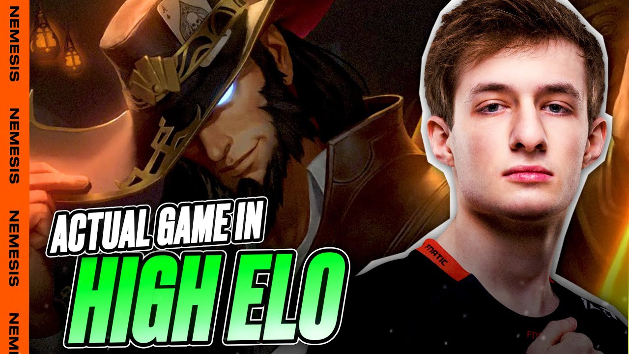 FNC Nemesis | Twisted Fate | Actual High Elo Game!