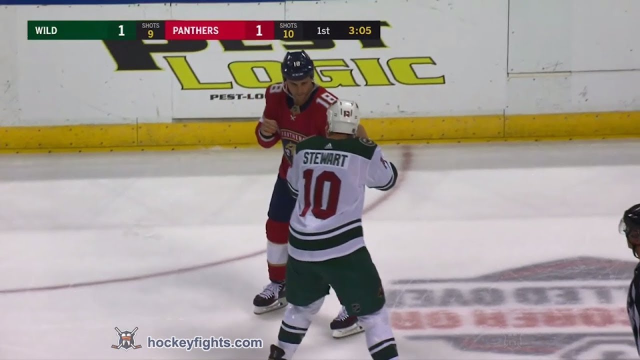 Chris Stewart vs Micheal Haley Dec 22, 2017