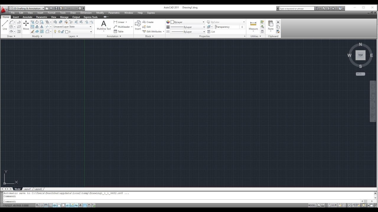 تهيئة ورقة الرسم بأستخدام الـ AutoCad
