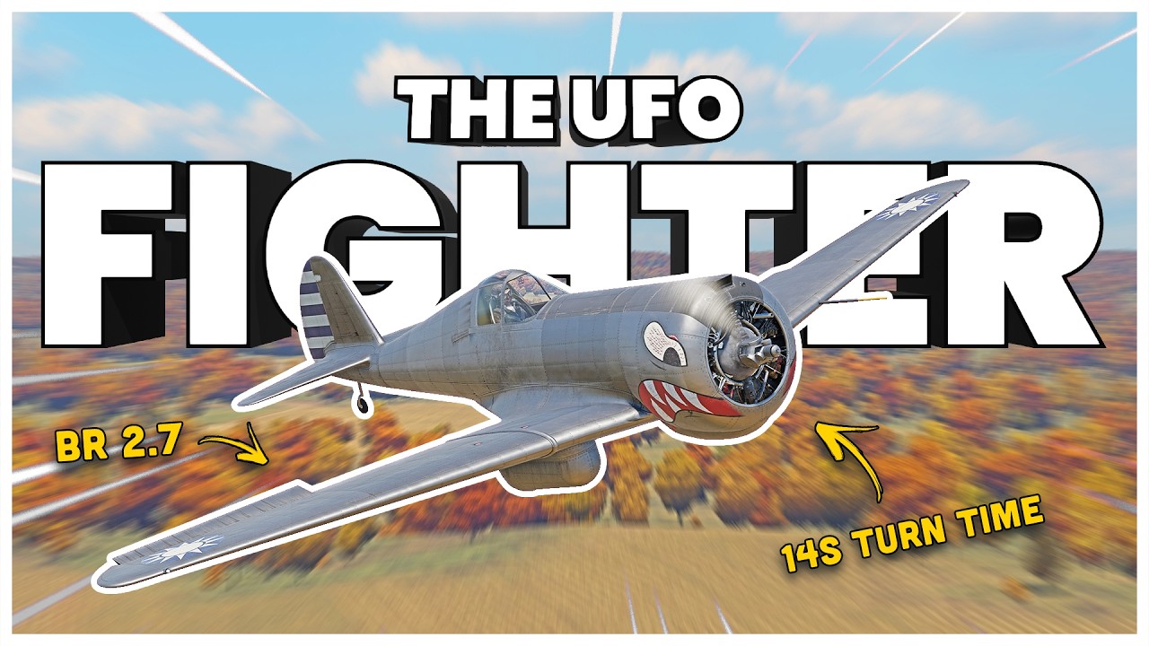 The UNKNOWN UFO Fighter of 2.7 (War Thunder CW-21)