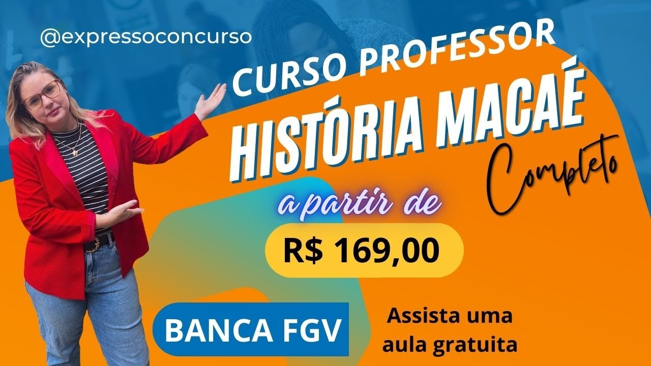 Concurso Macaé - Professor de História - Banca FGV