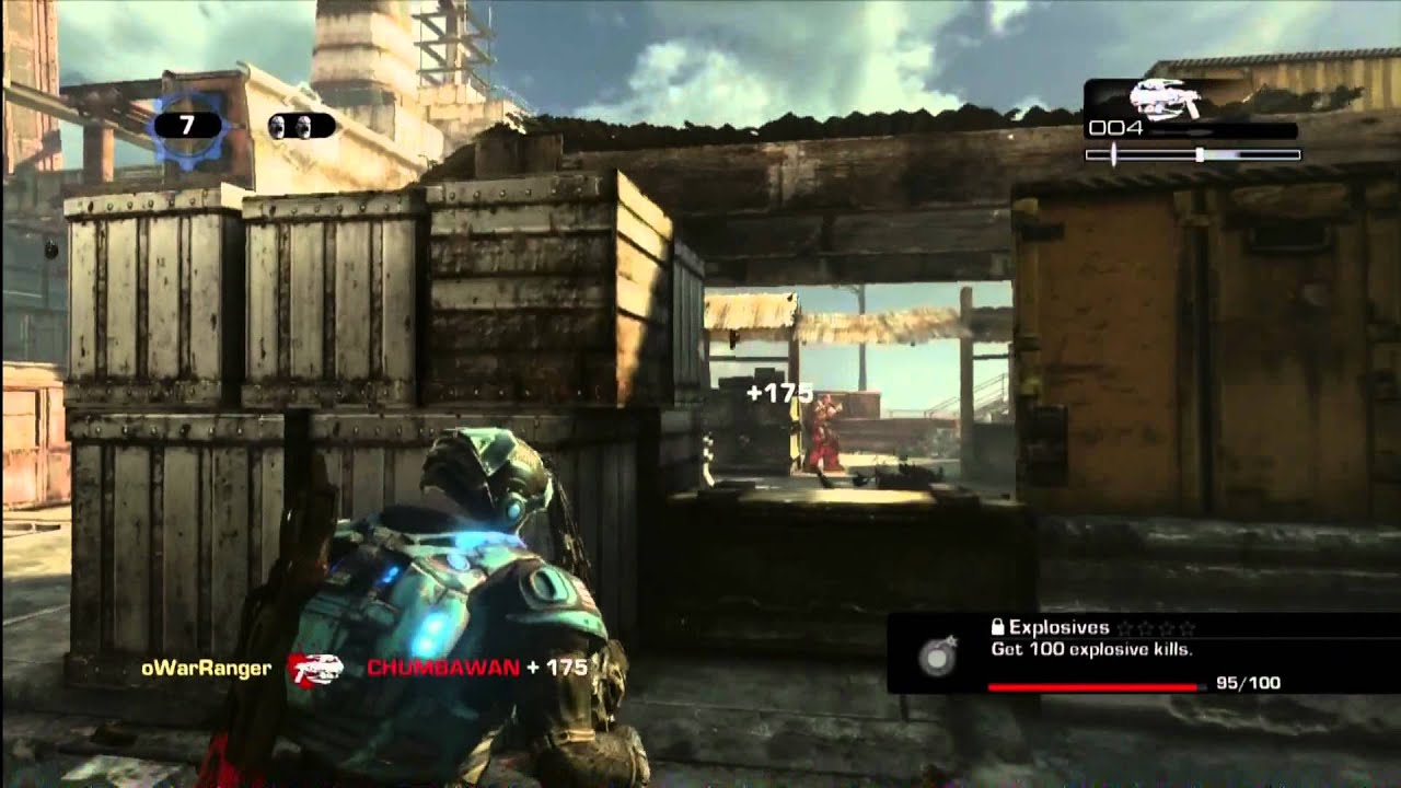 Gears of war 3 Gameplay l Public team Death Match - Drydock l oWar