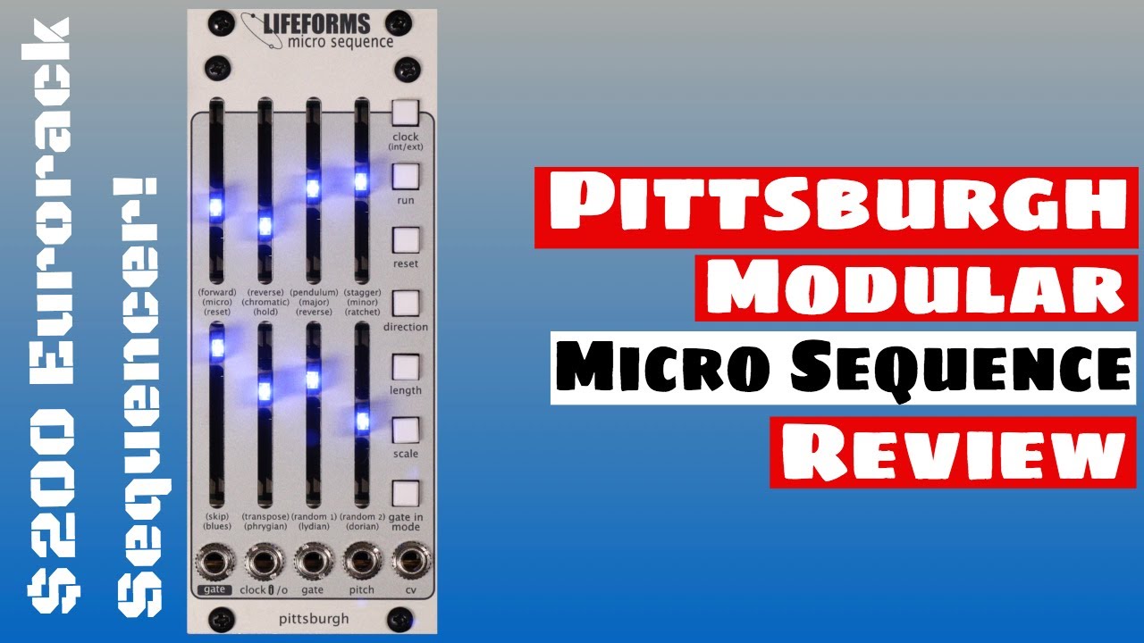 Pittsburgh Modular Lifeforms Micro Sequence Review - Eurorack Sequencer For $200? | SYNTH ANATOMY