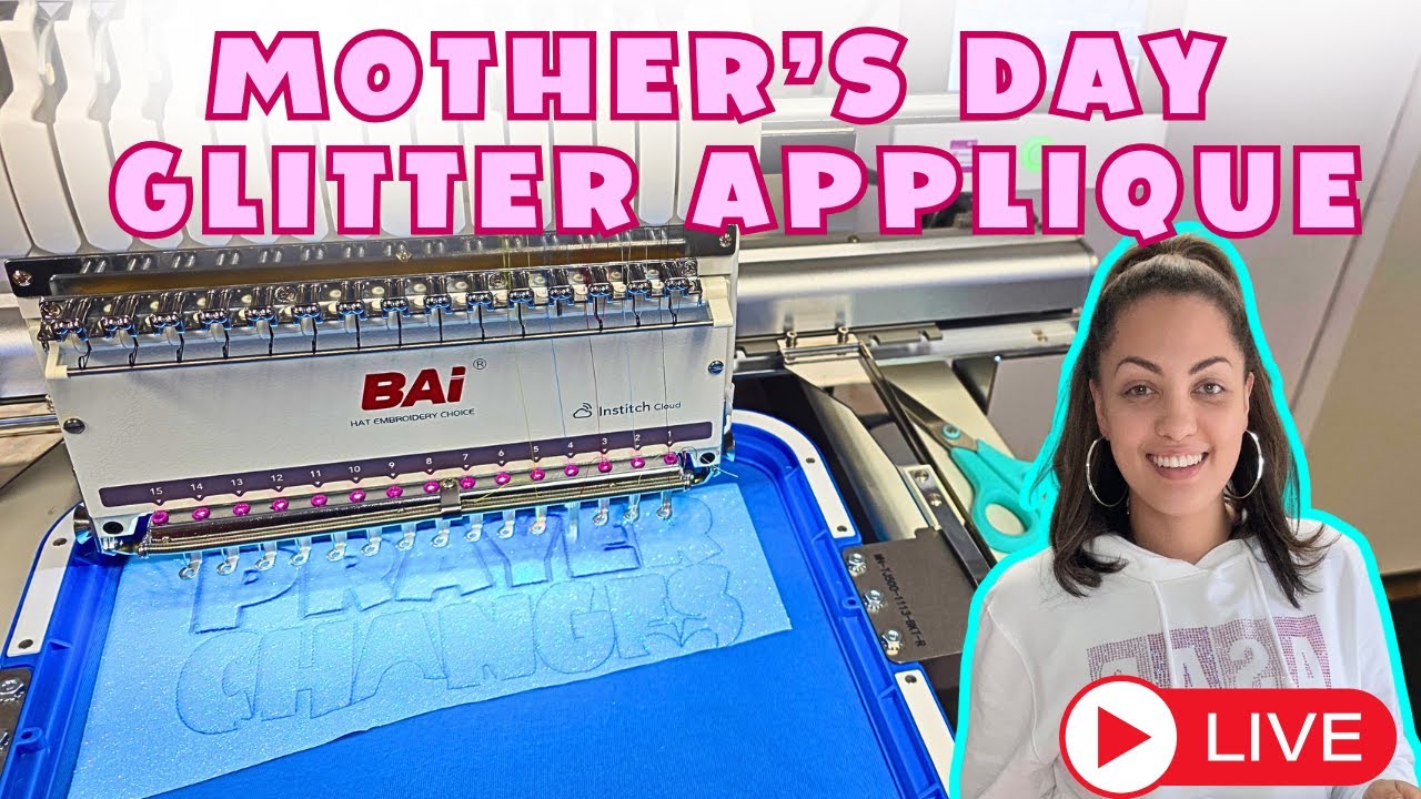 MAMA GLITTER APPLIQUE | BAI THE MIRROR | FOR BEGINNERS!