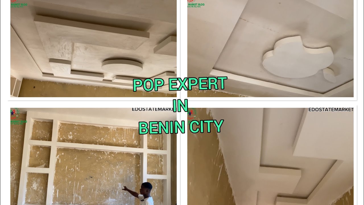 ONE OF EDO BEST P.O.P SCREEDING EXPERT IN BENIN CITY WITH THE BEST DESIGN NEAT&PERFECT BEAUTIFUL JOB