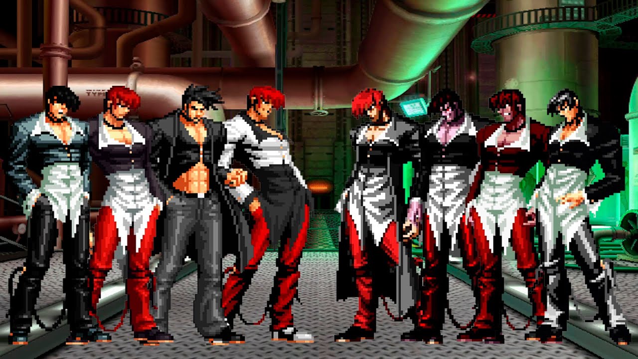 [KOF Mugen] Iori Yagami Team vs Orochi Iori Team