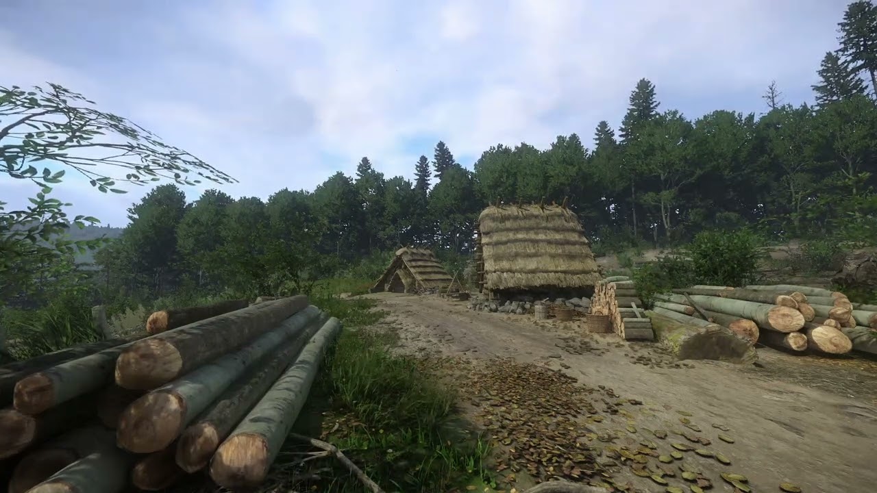 Kingdom Come Deliverance Ambience - Forest Village - Nature sounds