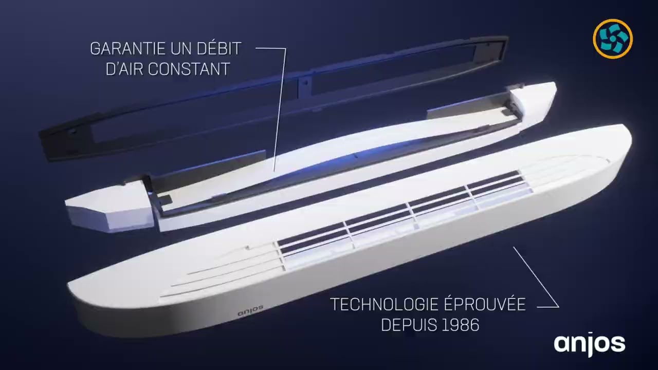 Présentation entrées d'air ANJOS : différence entre entrées air autoréglable et hygroréglable
