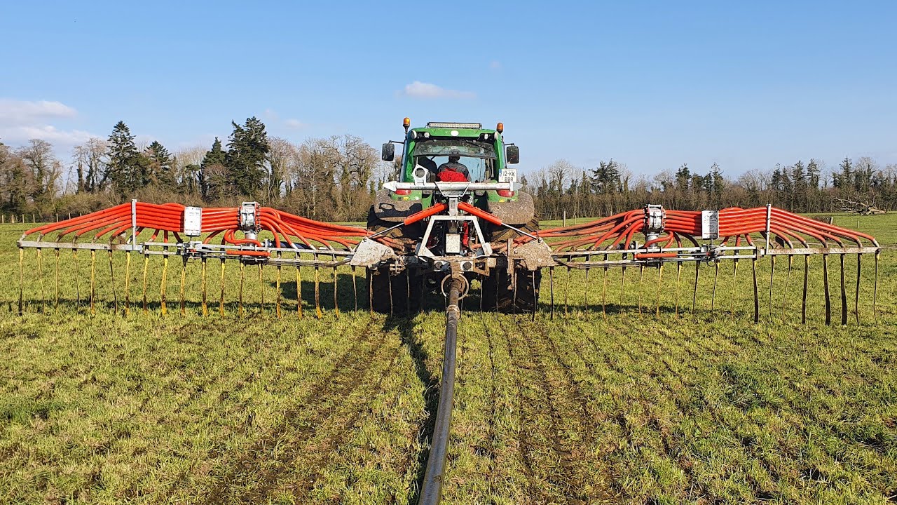 Feeding Calves & New Dribble Bar Spreading Slurry