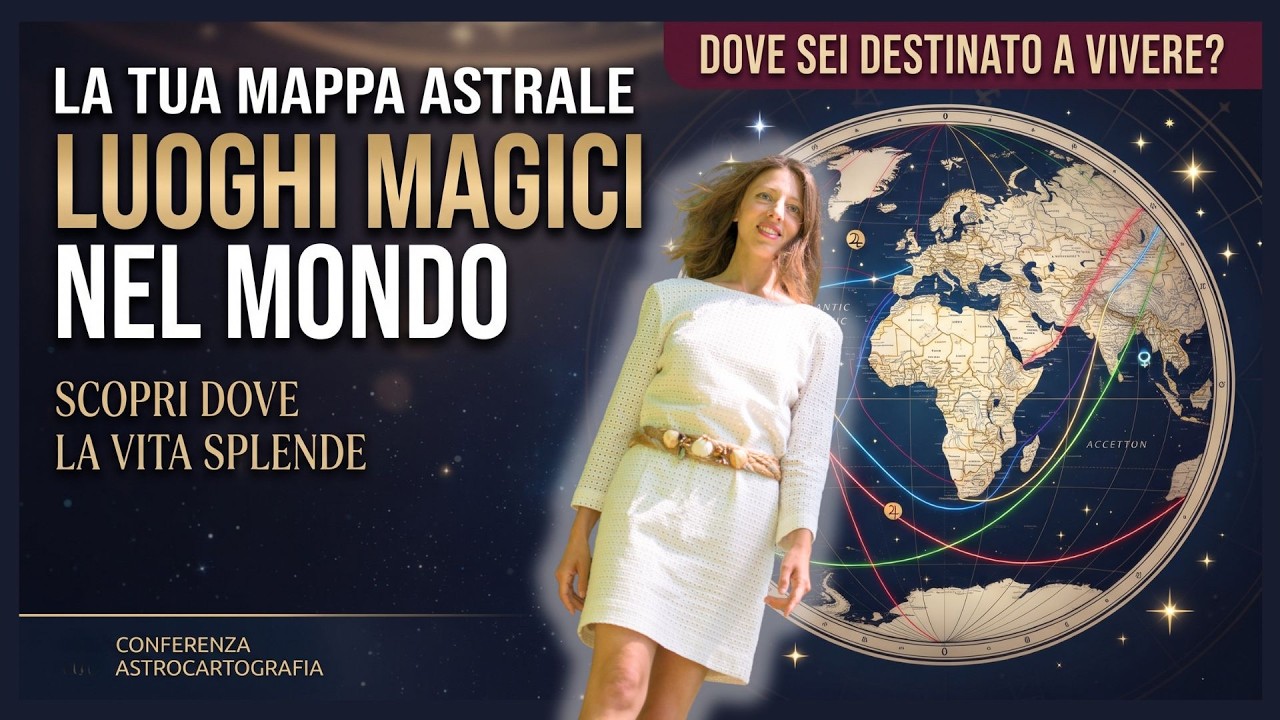 Conferenza di Astrocartografia - La Mappa dei tuoi Luoghi Magici nel Mondo