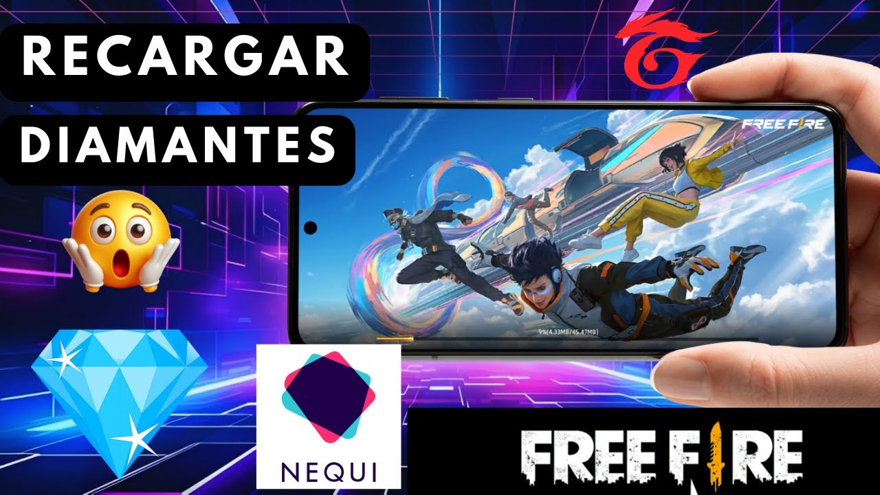 Como RECARGAR DIAMANTES en FREE FIRE con NEQUI SUPER FÁCIL! PASO a PASO *2025*