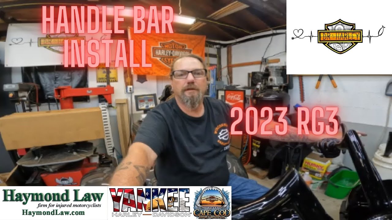 How to install Handle Bars on a 2023 Road Glide 3 #harley #harleydavidson