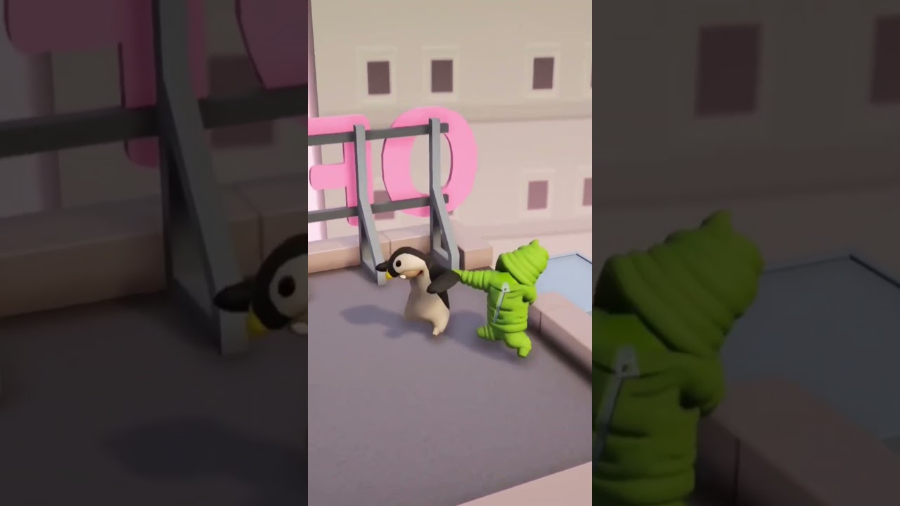 he did NOT have to hit that hard😭 #gaming #gangbeasts #funny #funnygameplay #foryou