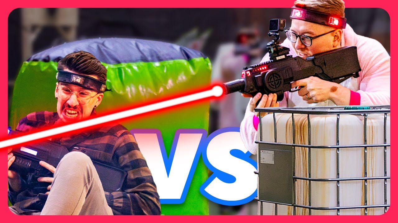 CS Pros try Laser Tag!