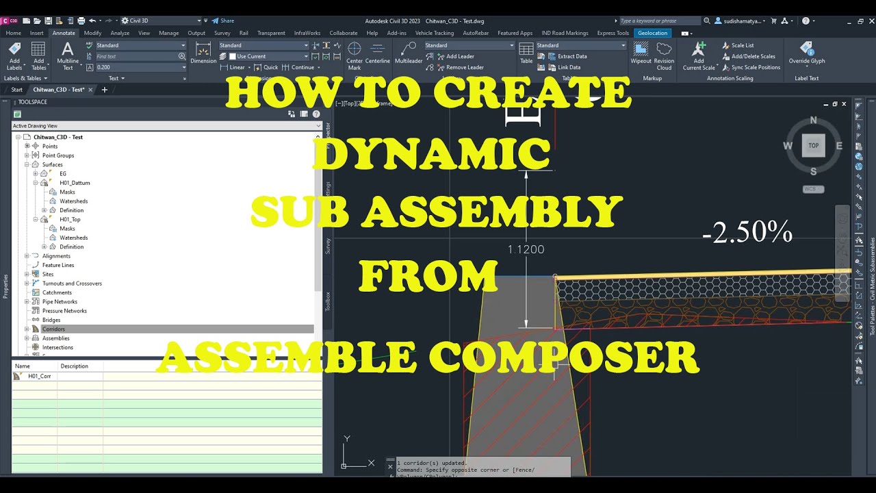 How to Create Dynamic Sub Assembly From Assemble Composer in Autocad 3D 2023