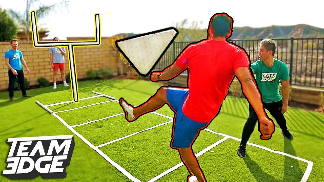 GIANT FINGER FOOTBALL CHALLENGE!!