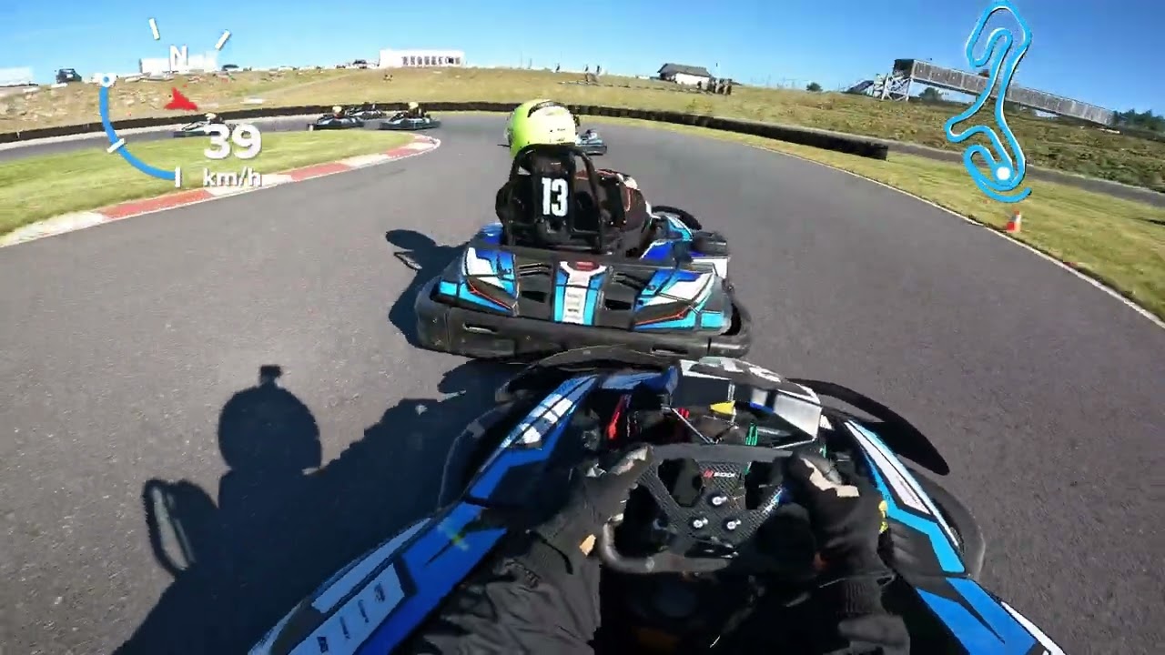gokart på Rudskogen.