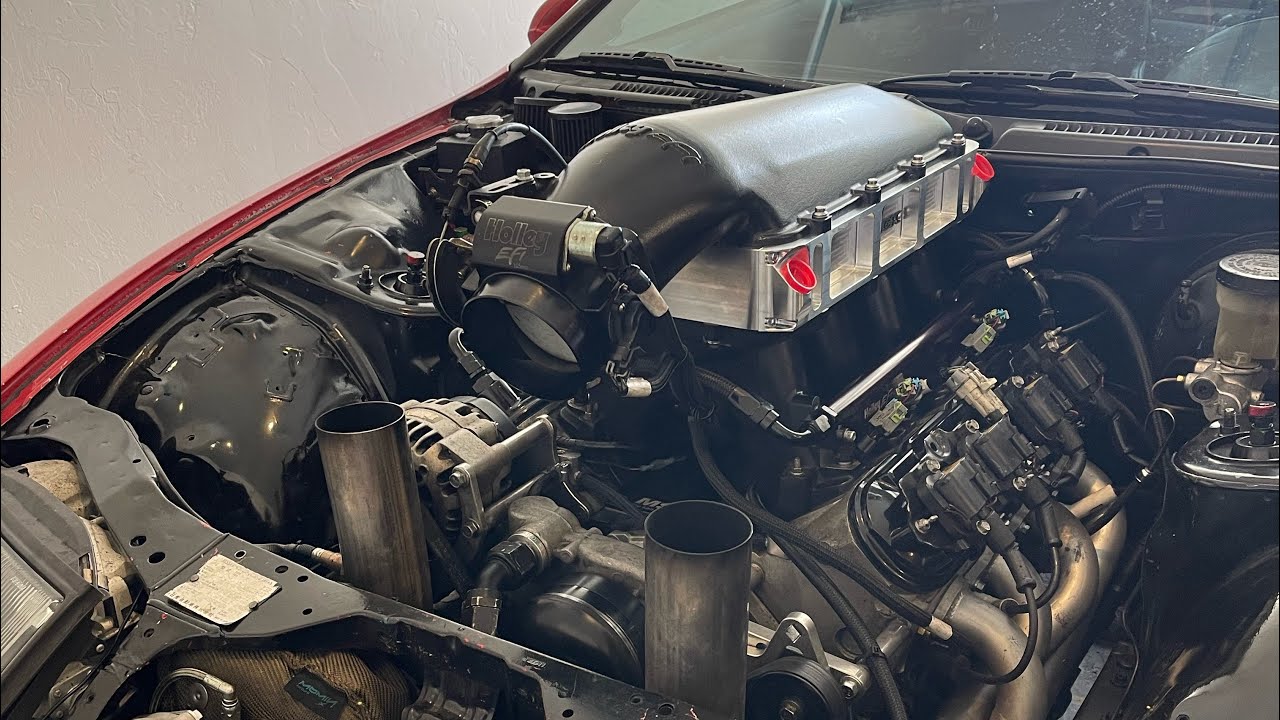 Tick performance air to water install on my twin turbo LS 300zx