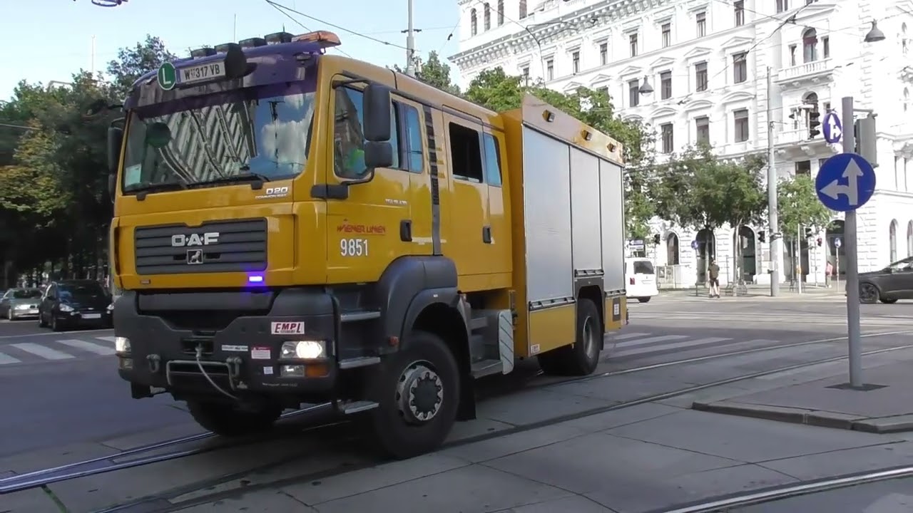 Rüstwageneinsatz der Wiener Linien in der Wiener Innenstadt