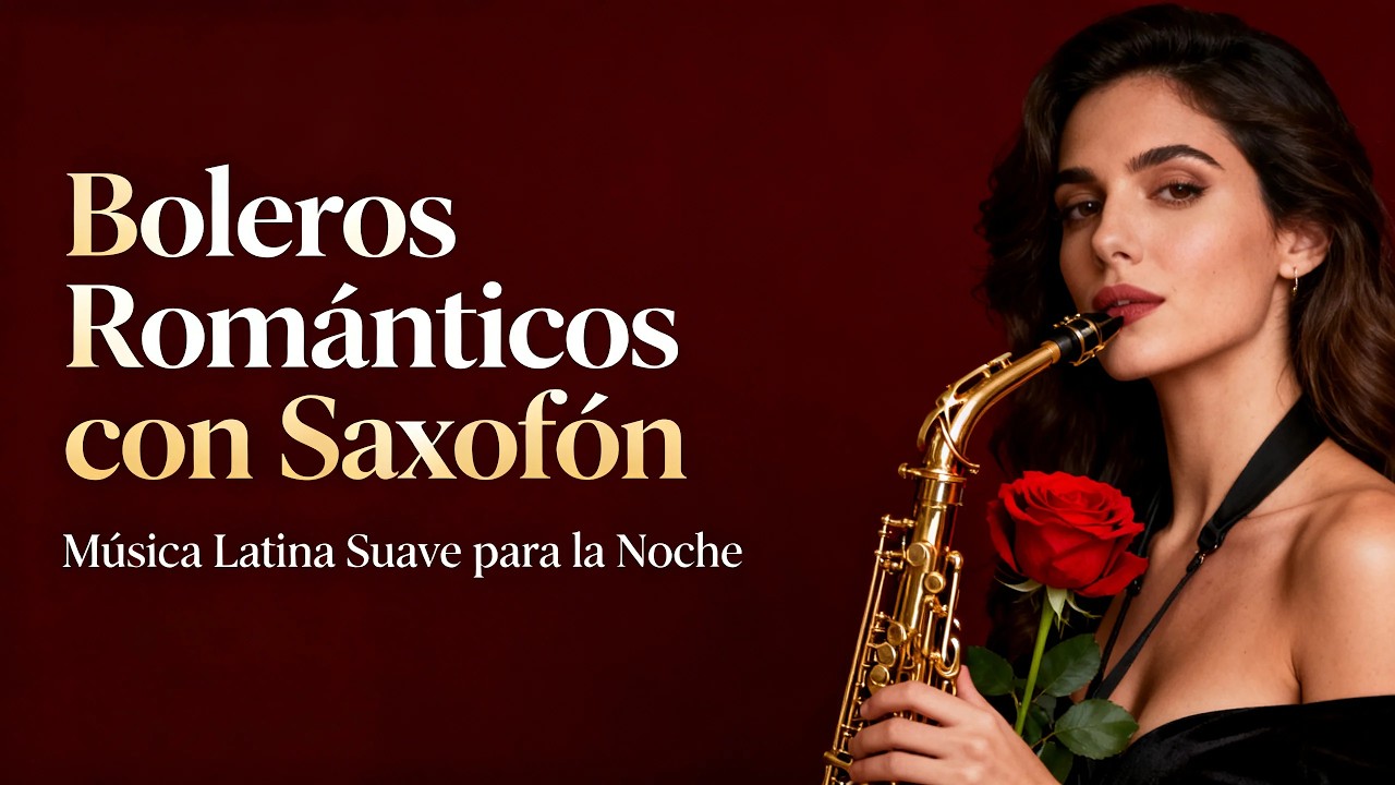 Boleros Románticos con Saxofón | Música Latina Suave para la Noche