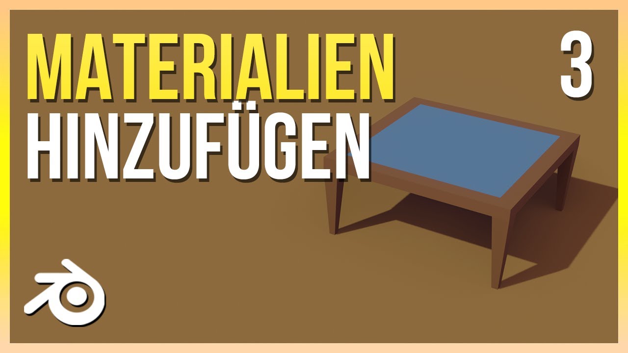MATERIALIEN in Blender | Blender 2.8 Einsteiger Tutorial Deutsch | Part 3