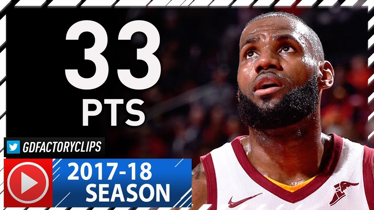 LeBron James Full Highlights vs Rockets (2017.11.09) - 33 Pts, 7 Ast