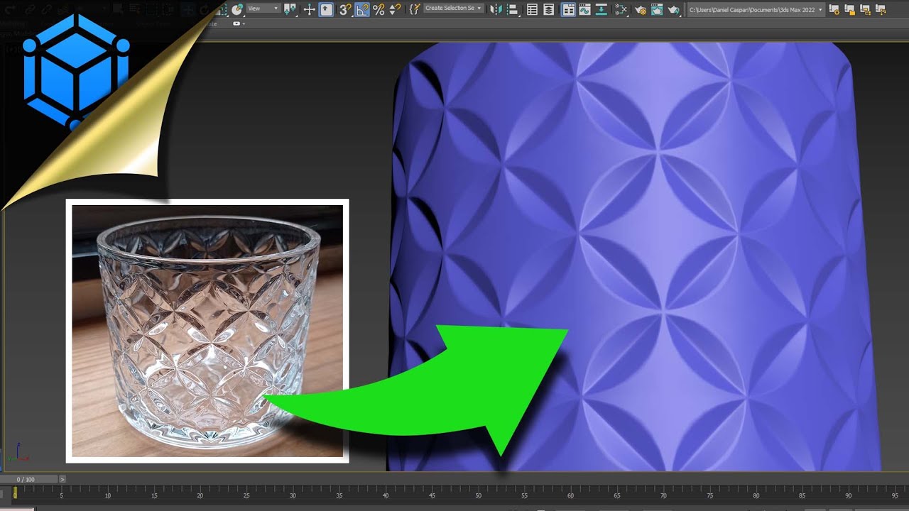 Modelagem de Superfícies 3D com PADRÕES REPETITIVOS no 3ds Max
