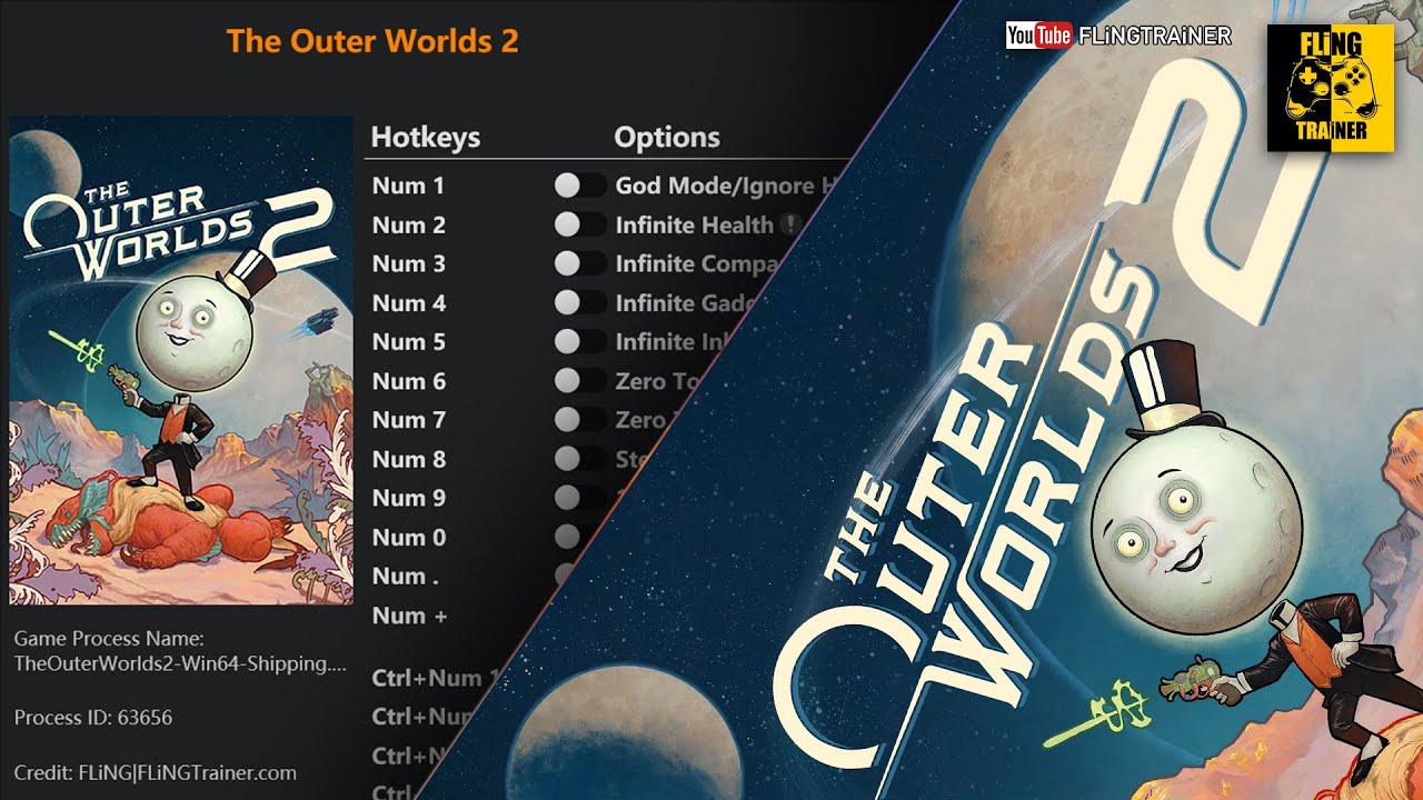 Трейнер для The Outer Worlds 2 &mdash; FLiNG | FLiNGTRAiNER