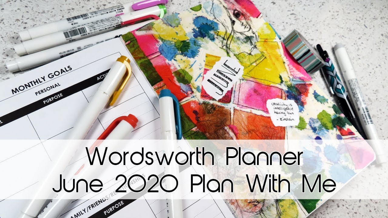 Wordsworth Planner | June 2020 Plan With Me