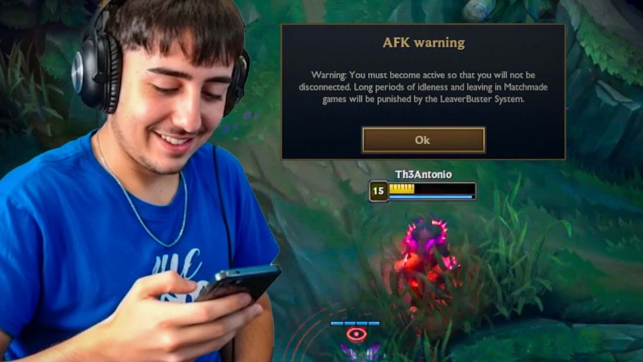 Literalmente tuve que irme AFK de lo fácil que era