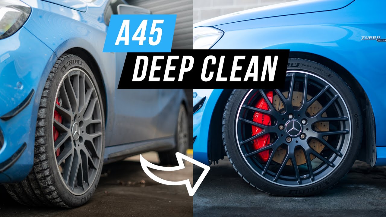 DIRTY Mercedes A45 TRANSFORMATION! (ASMR Car Detailing)
