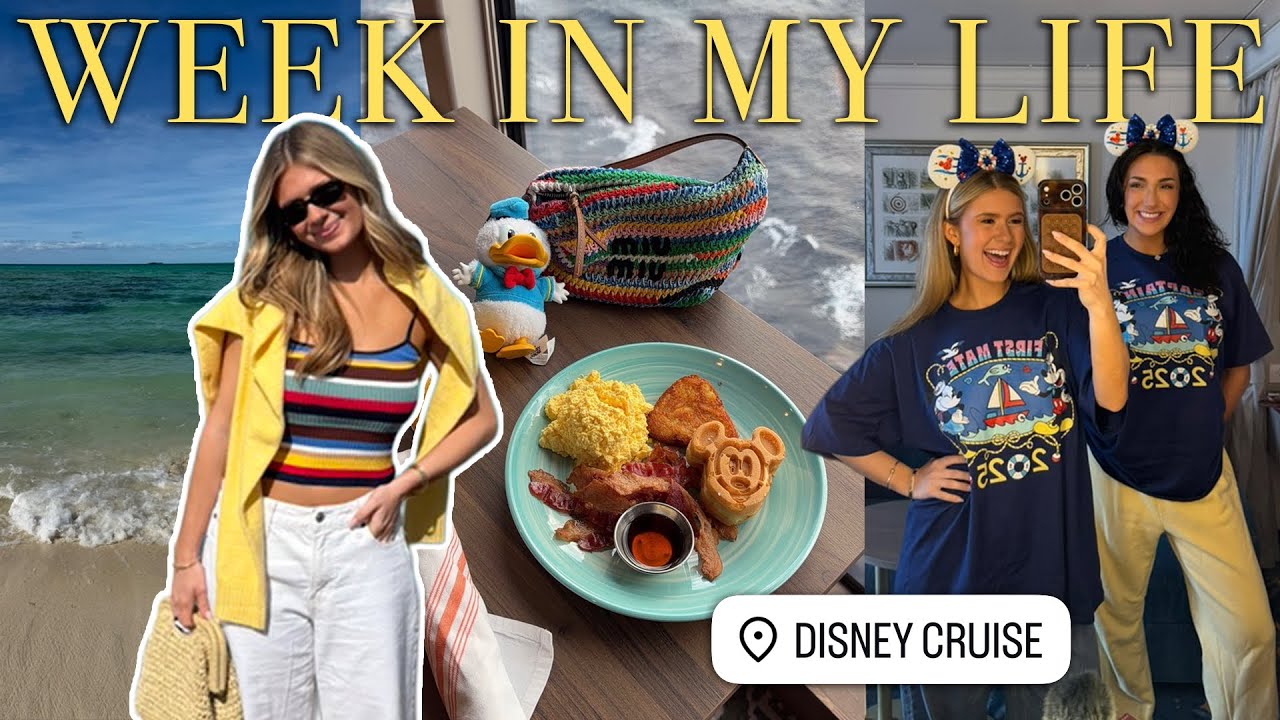 неделя из моей жизни в круизе Disney 🛳️☀️ судьба Disney