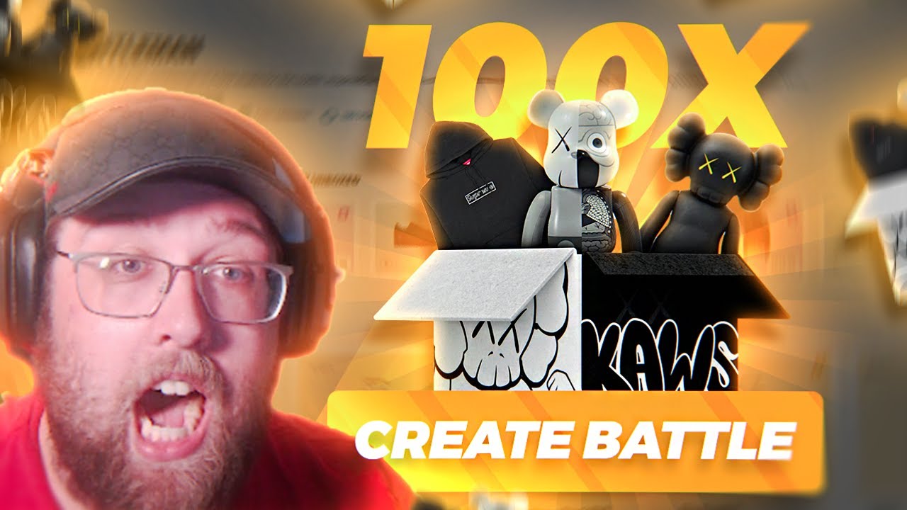 OPENING 100x KAWS CASES ON HUGE HYPEDROP CASE BATTLE...