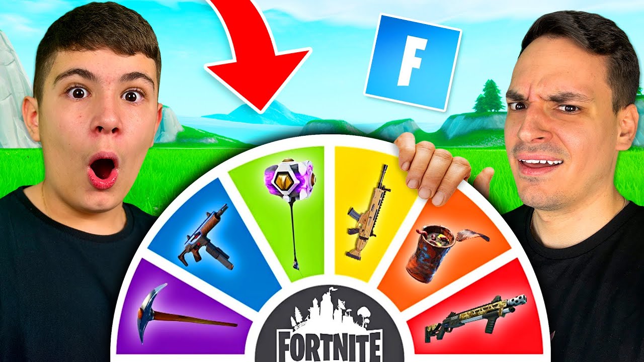 ФОРТНАЙТ, НО КОЛЕЛО НА КЪСМЕТА МЕ КОНТРОЛИРА! | Fortnite Challenge