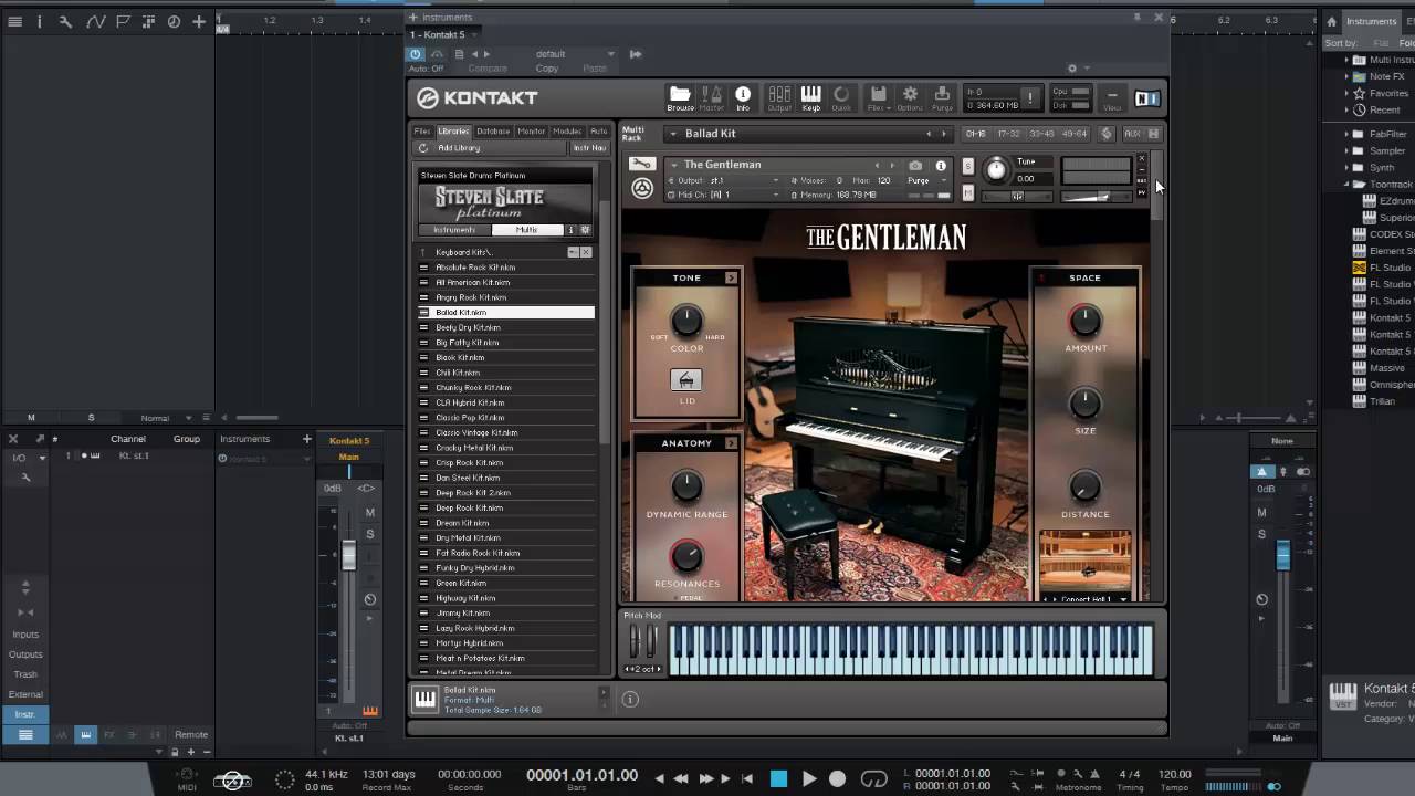 (STUDIO ONE) Настройка KONTAKT 5  Выводим все инструменты на разные каналы