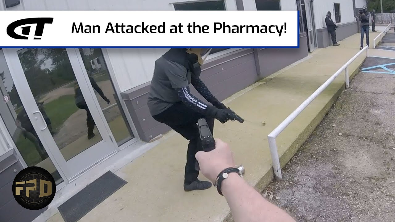 Man Attacked at the Pharmacy! | First Person Defender