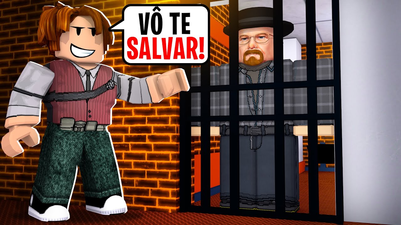 SALVANDO MEU VÔ DA PRISÃO NO ROBLOX
