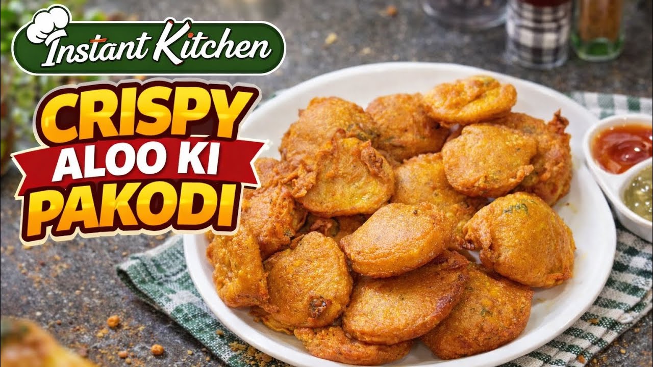 Ramadan Special Crispy Aloo Ki Pakodi | Iftar Special Pakora Recipe | Instant Kitchen
