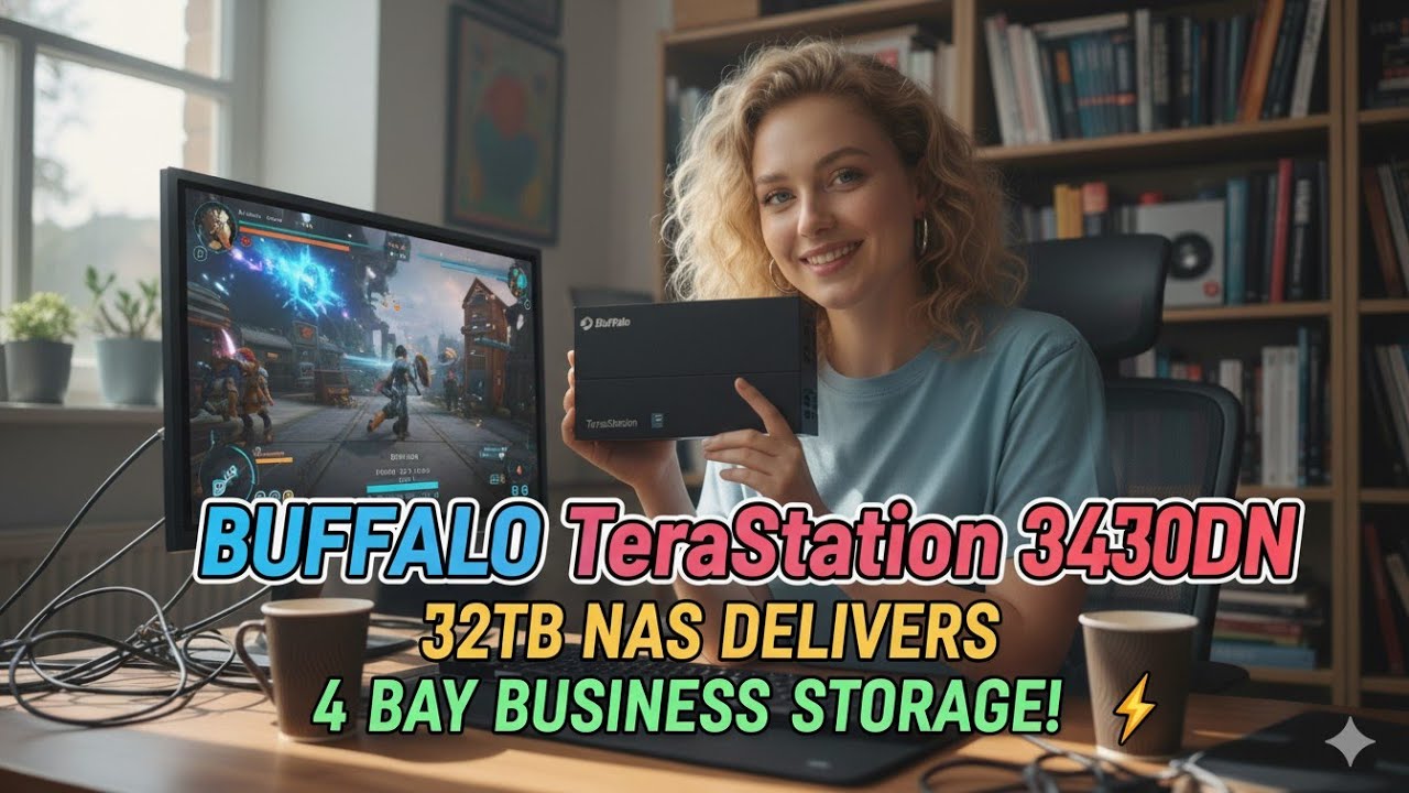 BUFFALO TeraStation 3430DN 32TB NAS Delivers 4-Bay Business Storage