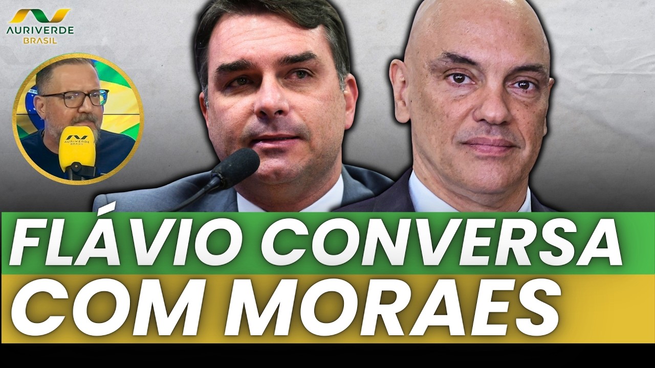 Flávio aciona Moraes e pede prisão domiciliar para Bolsonaro