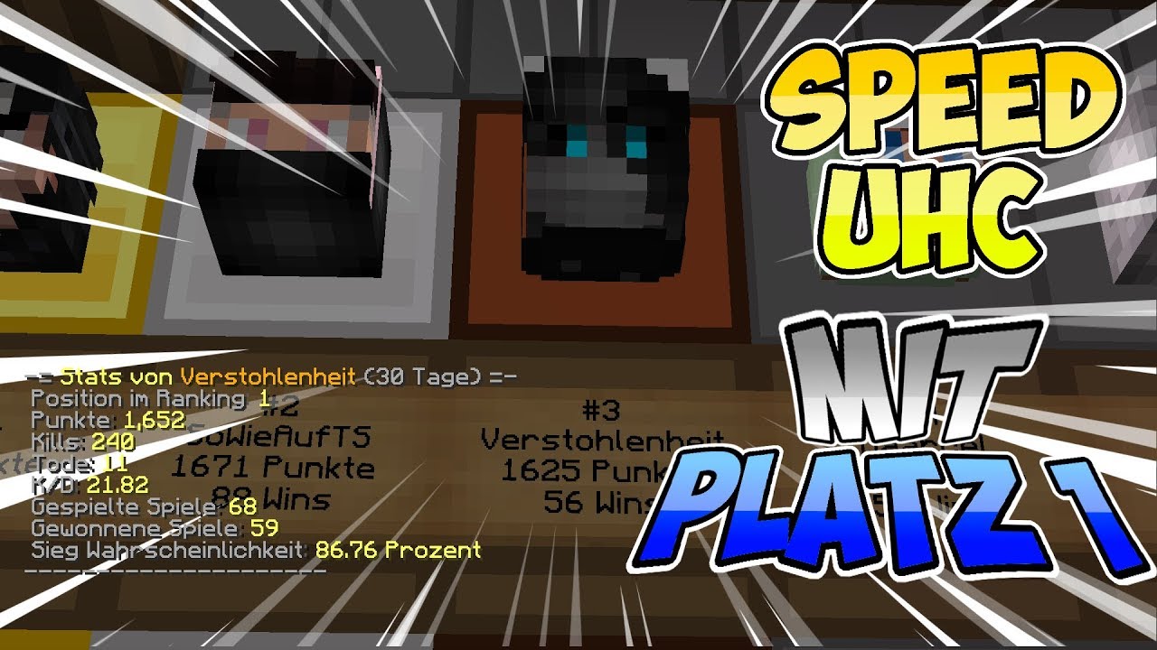 Speed Uhc mit Platz 1!