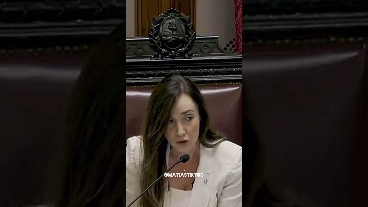 Victoria Villarruel doma a senador Kirchnerista💀 #chisme #argentina