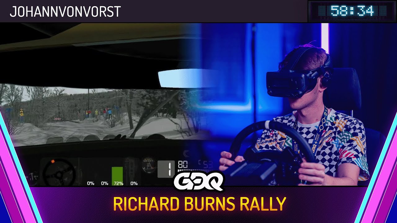 Richard Burns Rally by JohannVonVorst in 58:34 - Awesome Games Done Quick 2026