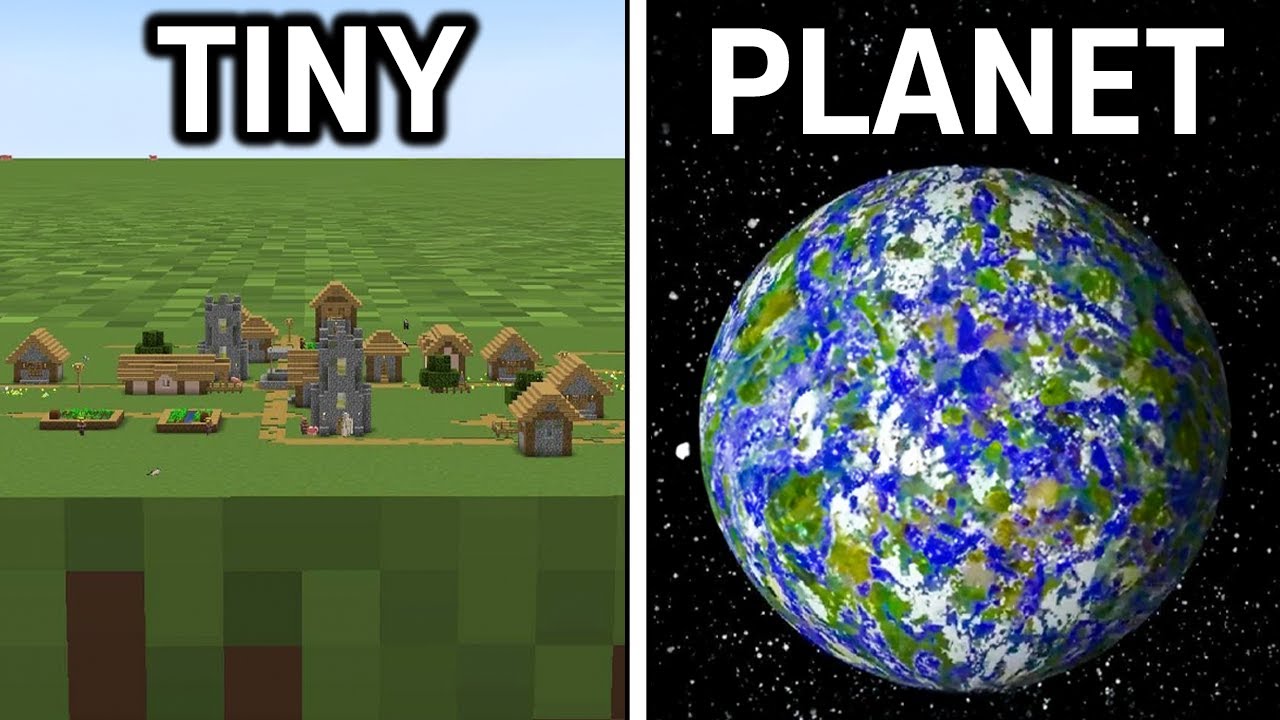 83 Najmniejsze kontra największe rzeczy w Minecrafcie